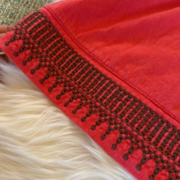 ROYAL ROBBINS Flynn Tank Size S Sleeveless Organic Cotton Hemp top embroidered - Picture 5 of 9